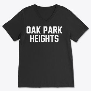 Oak Park Heights Minnesota Classic Block Soft Lightweight V-Neck