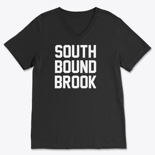 South Bound Brook New Jersey Classic Block Soft Lightweight V-Neck