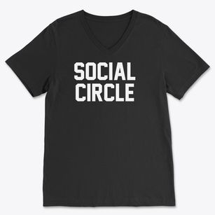 Social Circle Georgia Classic Block Soft Lightweight V-Neck