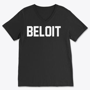 Beloit Kansas Classic Block Soft Lightweight V-Neck