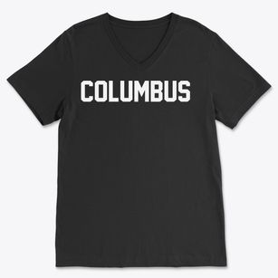 Columbus Texas Classic Block Soft Lightweight V-Neck