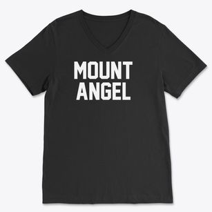 Mount Angel Oregon Classic Block Soft Lightweight V-Neck