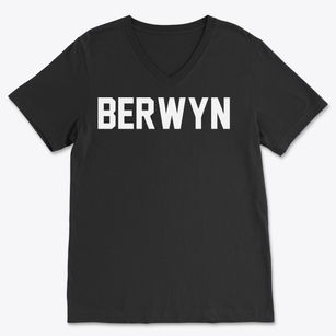 Berwyn Pennsylvania Classic Block Soft Lightweight V-Neck