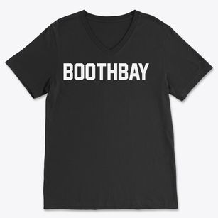 Boothbay Maine Classic Block Soft Lightweight V-Neck