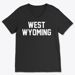 West Wyoming Pennsylvania Classic Block Soft Lightweight V-Neck