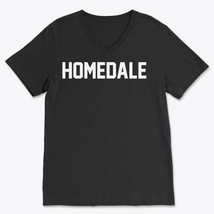 Homedale Idaho Classic Block Soft Lightweight V-Neck