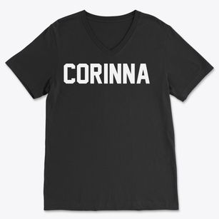 Corinna Maine Classic Block Soft Lightweight V-Neck