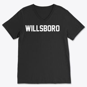 Willsboro New York Classic Block Soft Lightweight V-Neck