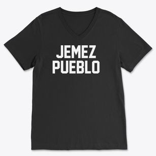 Jemez Pueblo New Mexico Classic Block Soft Lightweight V-Neck