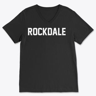Rockdale Illinois Classic Block Soft Lightweight V-Neck