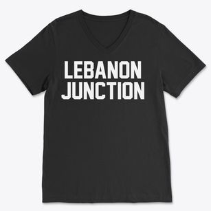 Lebanon Junction Kentucky Classic Block Soft Lightweight V-Neck