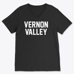 Vernon Valley New Jersey Classic Block Soft Lightweight V-Neck