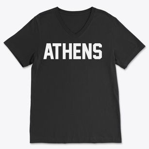 Athens Maine Classic Block Soft Lightweight V-Neck