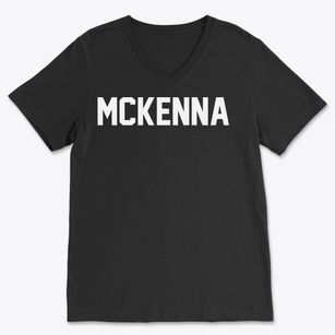 Mckenna Washington Classic Block Soft Lightweight V-Neck