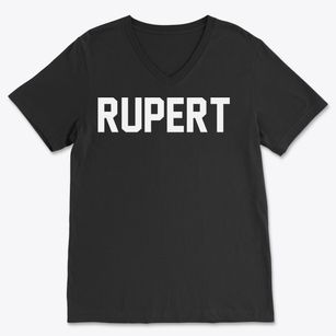 Rupert West Virginia Classic Block Soft Lightweight V-Neck