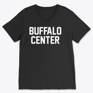 Buffalo Center Iowa Classic Block Soft Lightweight V-Neck