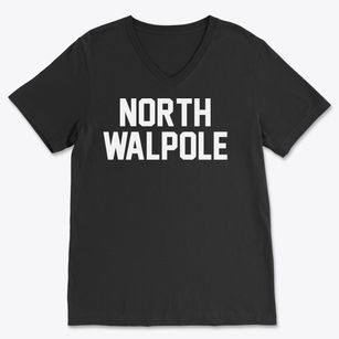 North Walpole New Hampshire Classic Block Soft Lightweight V-Neck