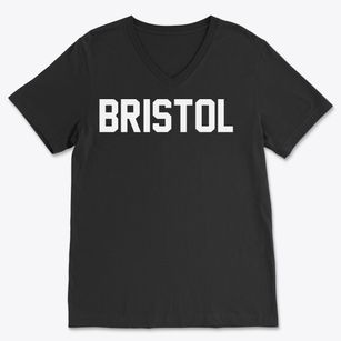 Bristol Rhode Island Classic Block Soft Lightweight V-Neck
