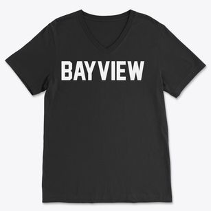 Bayview Wisconsin Classic Block Soft Lightweight V-Neck