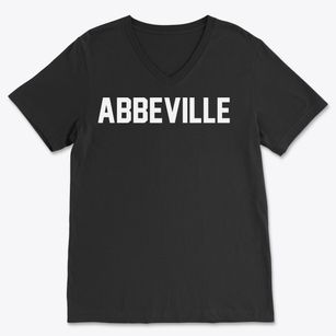 Abbeville Mississippi Classic Block Soft Lightweight V-Neck