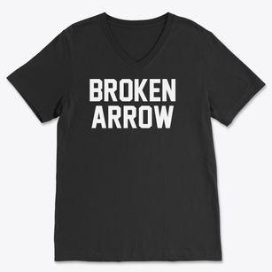 Broken Arrow Oklahoma Classic Block Soft Lightweight V-Neck