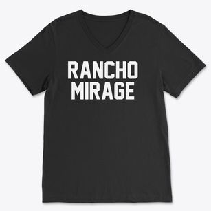 Rancho Mirage California Classic Block Soft Lightweight V-Neck