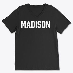 Madison New Jersey Classic Block Soft Lightweight V-Neck
