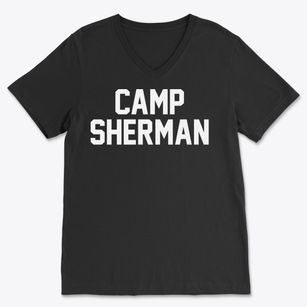 Camp Sherman Oregon Classic Block Soft Lightweight V-Neck