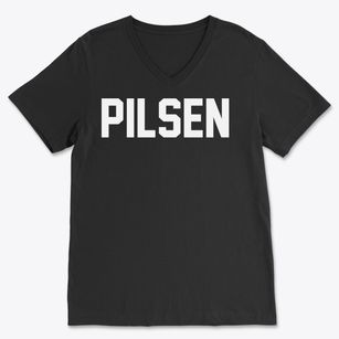 Pilsen Wisconsin Classic Block Soft Lightweight V-Neck
