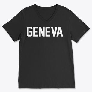 Geneva Georgia Classic Block Soft Lightweight V-Neck