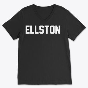 Ellston Iowa Classic Block Soft Lightweight V-Neck