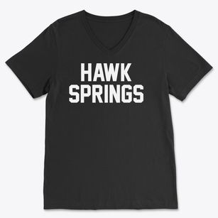Hawk Springs Wyoming Classic Block Soft Lightweight V-Neck