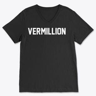 Vermillion South Dakota Classic Block Soft Lightweight V-Neck