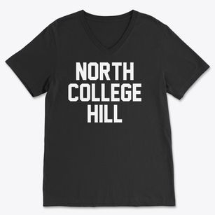 North College Hill Ohio Classic Block Soft Lightweight V-Neck