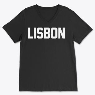 Lisbon Maine Classic Block Soft Lightweight V-Neck