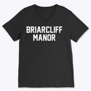 Briarcliff Manor New York Classic Block Soft Lightweight V-Neck