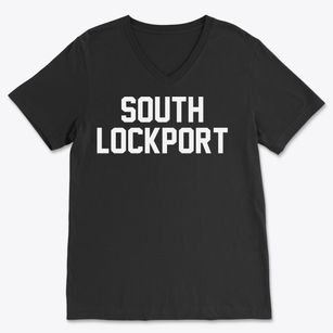 South Lockport New York Classic Block Soft Lightweight V-Neck