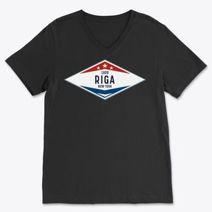 Riga New York Diamond Star Soft Lightweight V-Neck