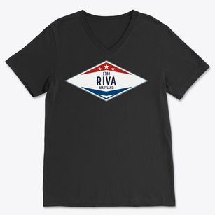 Riva Maryland Diamond Star Soft Lightweight V-Neck