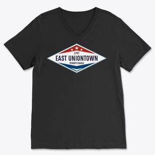 East Uniontown Pennsylvania Diamond Star Soft Lightweight V-Neck