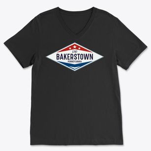 Bakerstown Pennsylvania Diamond Star Soft Lightweight V-Neck