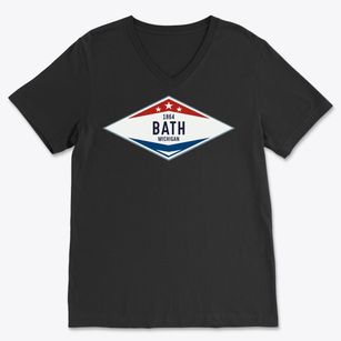Bath Michigan Diamond Star Soft Lightweight V-Neck