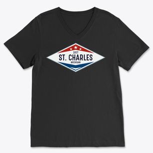 St. Charles Michigan Diamond Star Soft Lightweight V-Neck