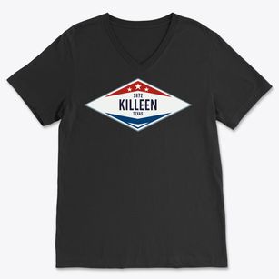 Killeen Texas Diamond Star Soft Lightweight V-Neck
