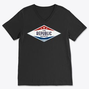 Republic Washington Diamond Star Soft Lightweight V-Neck