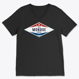 Monroe Indiana Diamond Star Soft Lightweight V-Neck