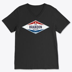 Brandon Mississippi Diamond Star Soft Lightweight V-Neck