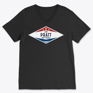 Pratt West Virginia Diamond Star Soft Lightweight V-Neck