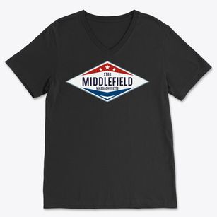 Middlefield Massachusetts Diamond Star Soft Lightweight V-Neck