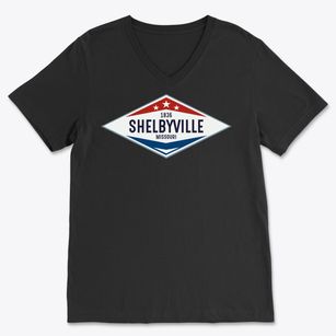 Shelbyville Missouri Diamond Star Soft Lightweight V-Neck